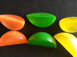 Eiswürfel Zitronenschnitz Getränkekühler 6 Stk