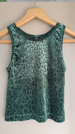 Fizzen kurzes Trägertop leoprint Gr. S