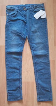 Jeans Femme Bleu Taille Haute Neuf 158