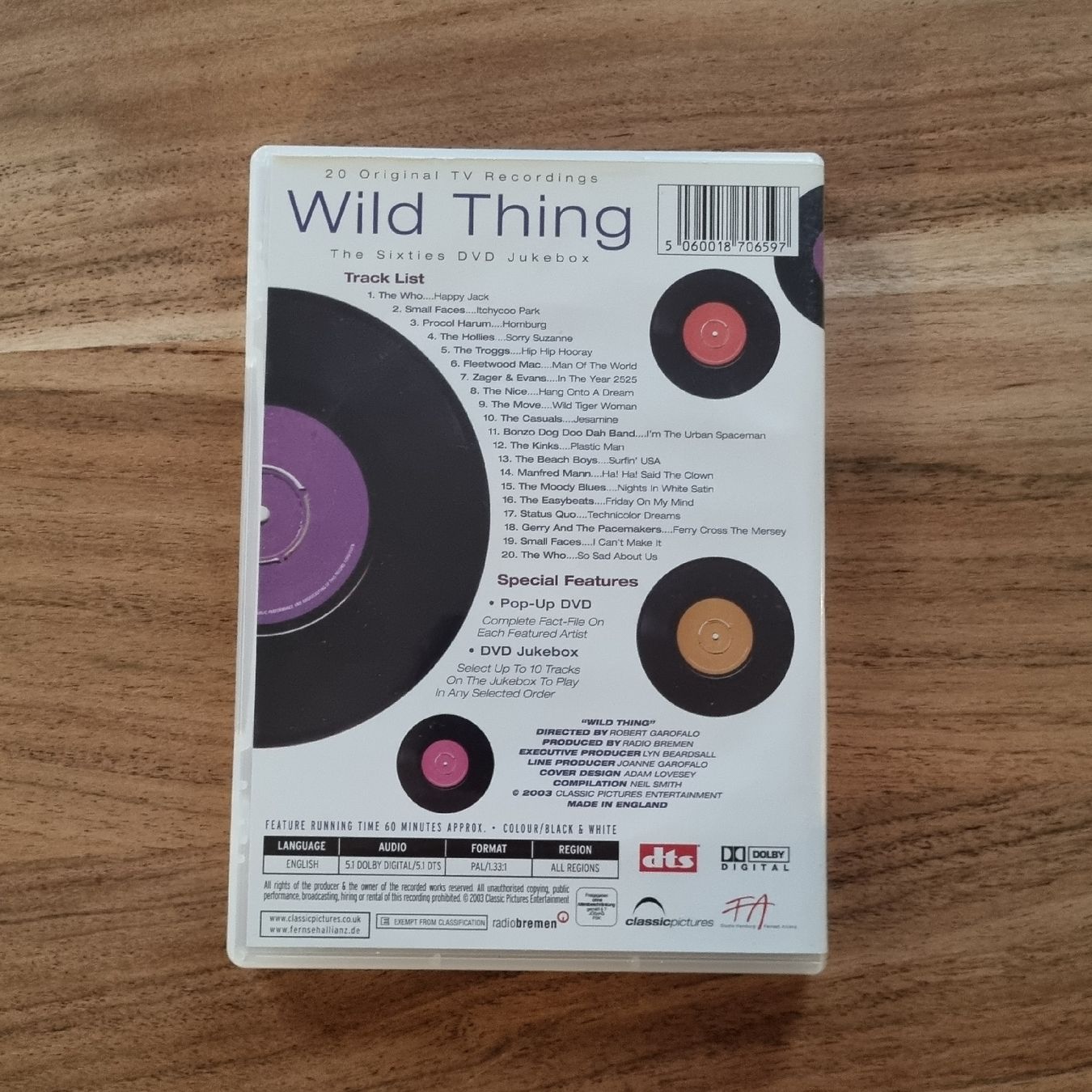 Tutti i DVDs: Wild Thing DVD Made in England – Nuovo (secondo la descrizione) da Zürich venduto da ret_7ppg 1
