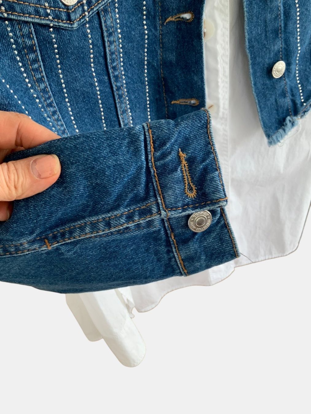Giacche: Strass Jeansjacke Damen Gr: L NEU – Nuovo e nell'imballaggio originale da Meilen venduto da MaisonSelect 4