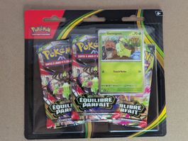Pokémon Tripack Équilibre Parfait - 3 Boosters + Germignon