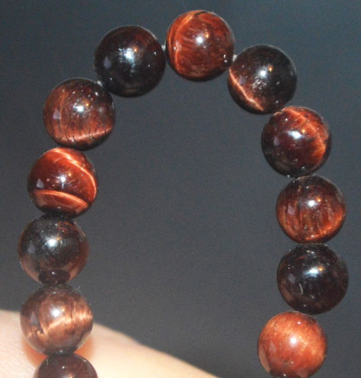 Tigerauge Armband 10mm - Natürliche Heilsteine Für Energie & Schutz
