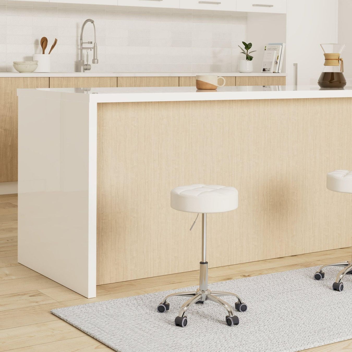 Sgabelli: Rollhocker Arbeitshocker Drehhocker höhenverstellbar 110kg – Nuovo e nell'imballaggio originale da Herisau venduto da Serenco 1