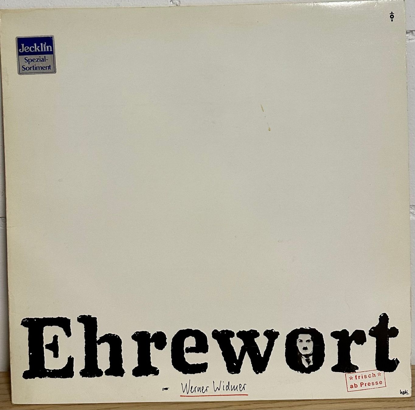 Dischi in vinile: Werner Widmer - Ehrewort // LP: VG+; Sleeve: VG+ – Usato da Zürich venduto da saltbee