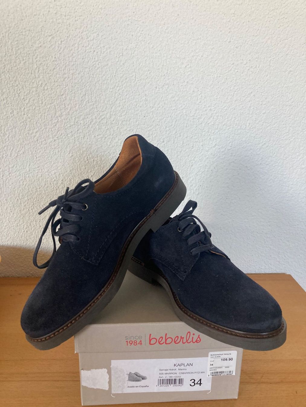 Scarpe per ragazzi: Beberlis Schuhe Gr. 34, Wildleder – Nuovo e nell'imballaggio originale da Zürich venduto da Tanikole 1