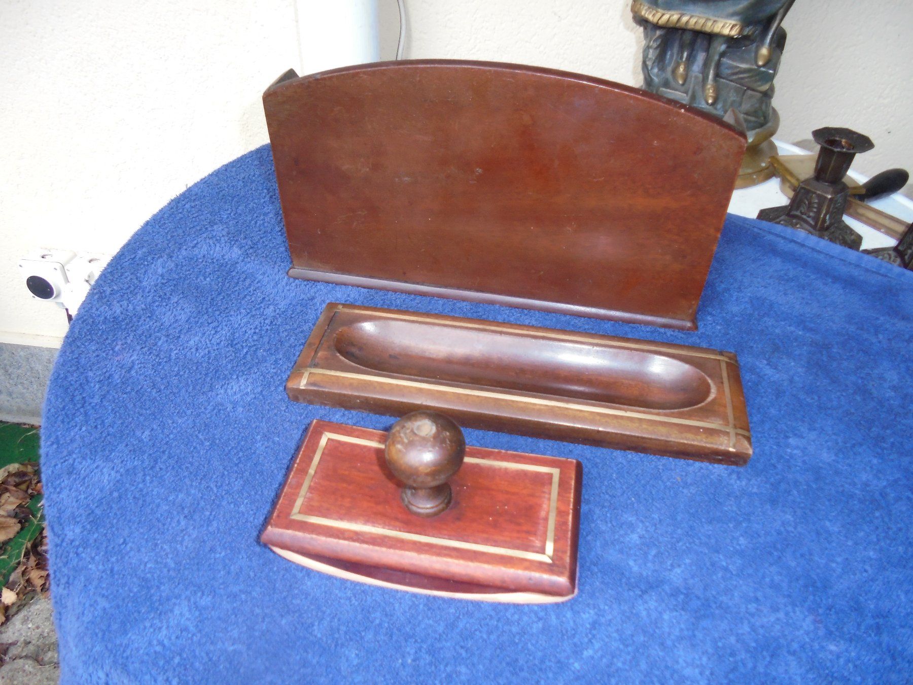 Scrivanie: Antikes Schreibtischset, ca. 1940 – Usato da Camorino venduto da Hunpete 5