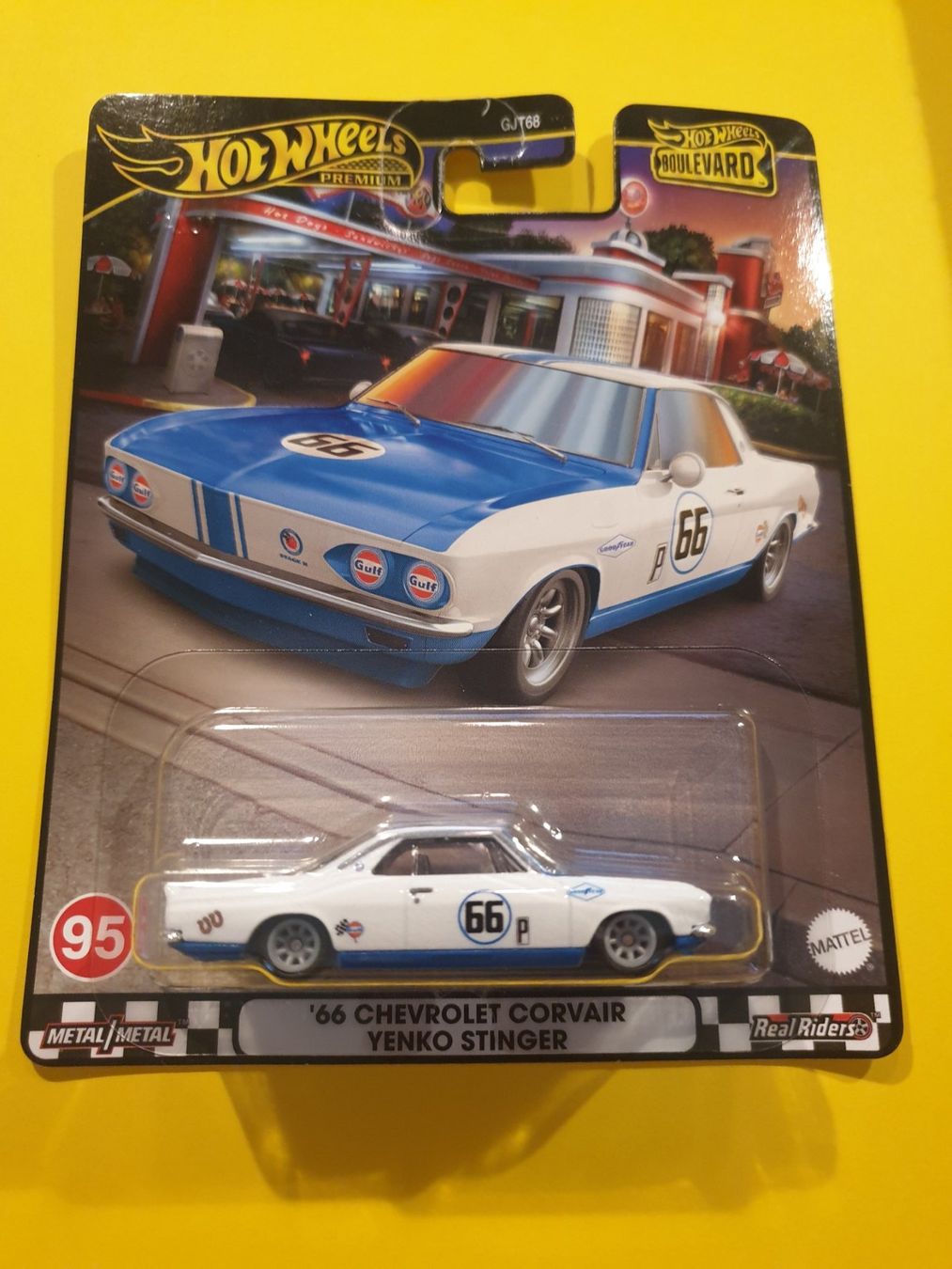 Hot Wheels Modellini d'auto: Hot Wheels '66 CHEVROLET CORVAIR YENKO STINGER – Nuovo e nell'imballaggio originale da Oftringen venduto da Rotor 1