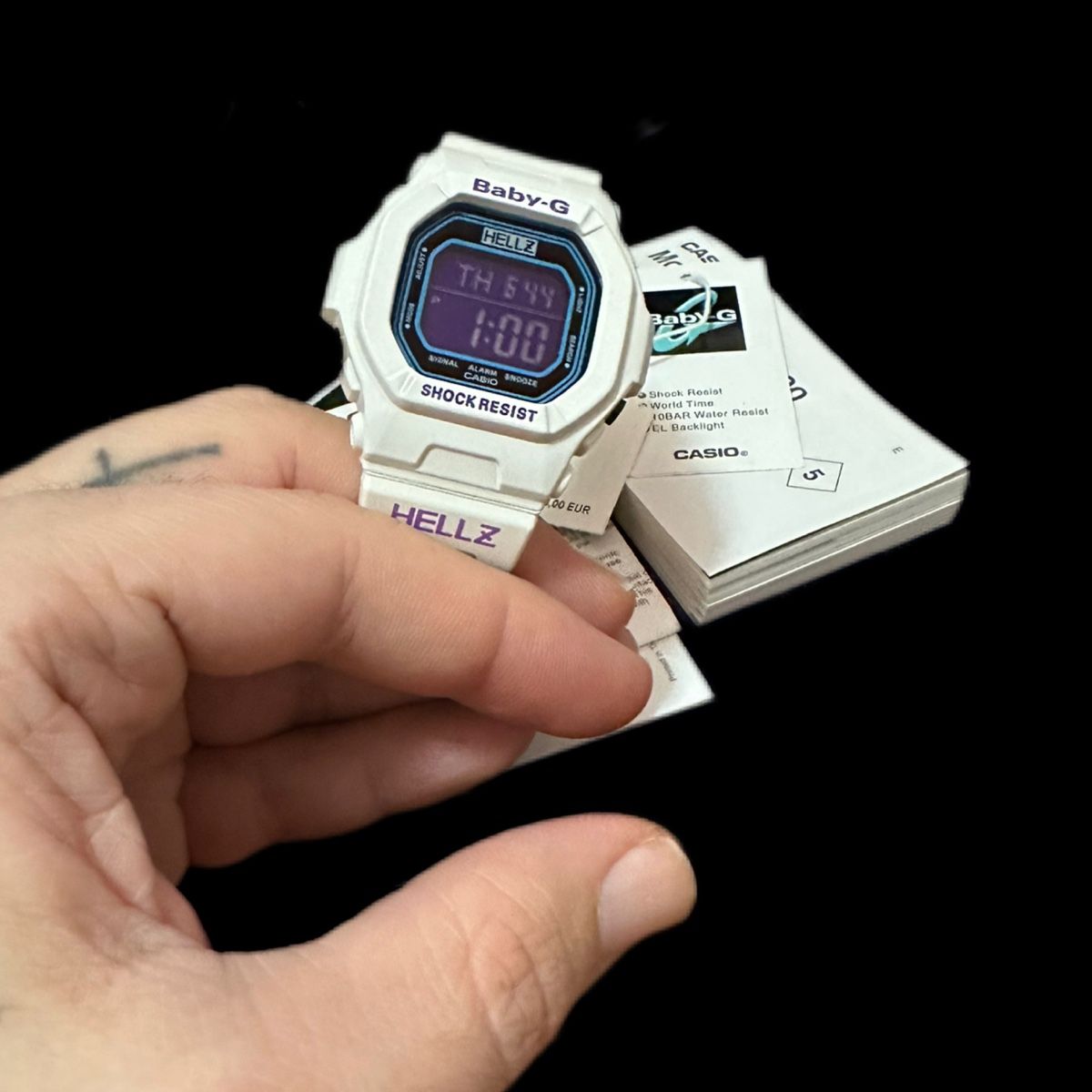 Casio Uhren: Baby-G CASIO G-Shock X Hellz 2009 blanche – Neu und originalverpackt aus Genève von SkuuSkuu
