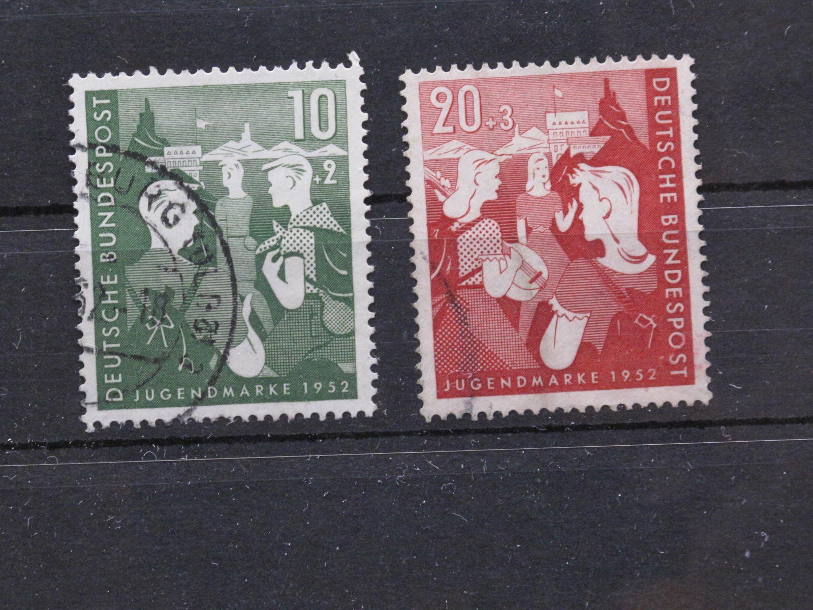 Tous les timbres: BRD 1952 Bundesjugendplan gest. – D'occasion à Wil SG par fva01