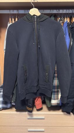 Sweat zippé à capuche HUGO Hugo Boss homme – bleu - taille S