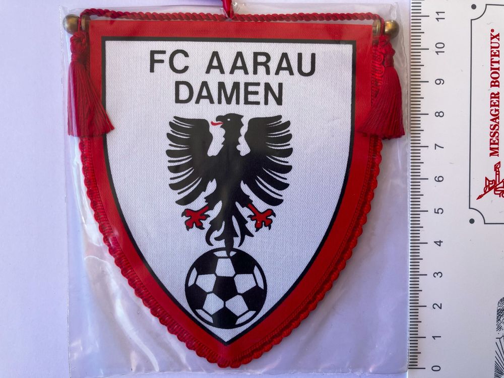 Vintage Fanion/Wimpel FC SPIEZ GRÜMPELTURNIER (Neuf avec emballage d