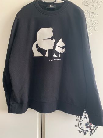 Karl Lagerfeld x Choupette Sweatshirt, Gr. XXL, Schwarz