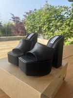 Neuves : Mules compensés cuir taille 37 Steve Madden