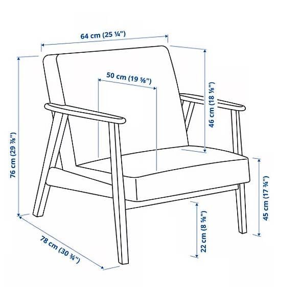 Poltrone: IKEA EKENÄSET Sessel, Eiche/Gunnared hellgrün, neu  – Nuovo e nell'imballaggio originale da Basel venduto da bruhnpartner 1