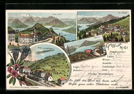 Litho Rigi, Rigi-Kulm, Rigi-Klösterli, 
