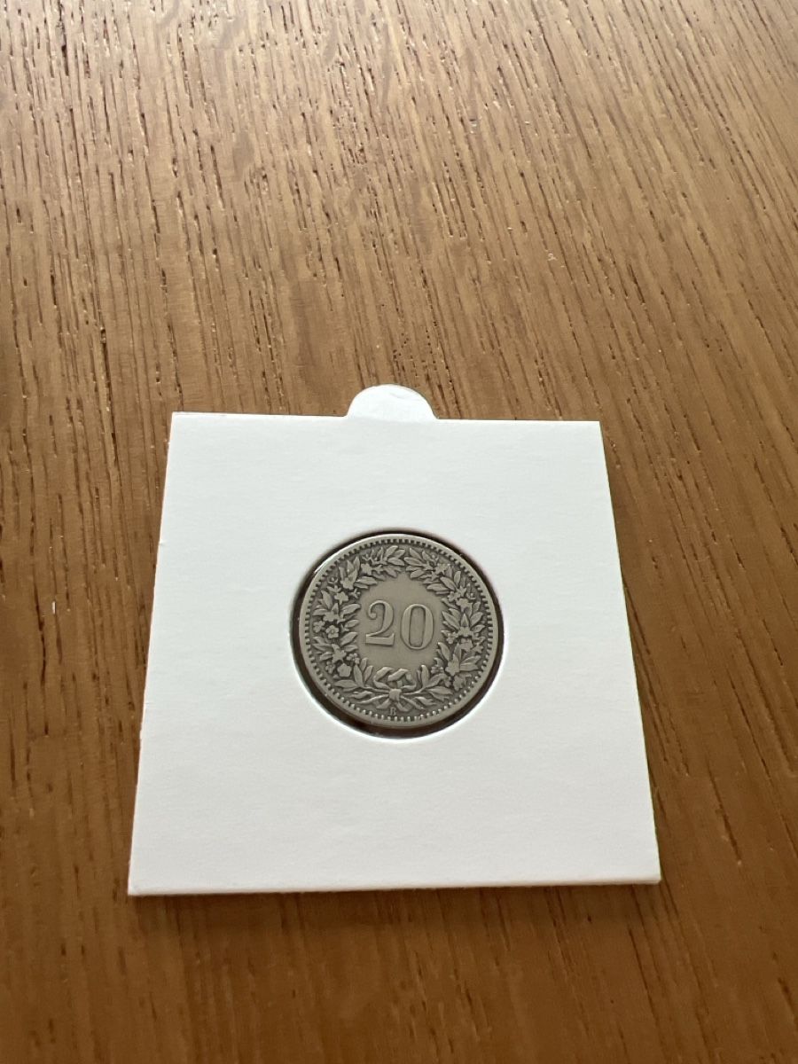 Tutti le monete: 20 centimes / 1884 – Usato da Neuchâtel venduto da Rafaboum 1