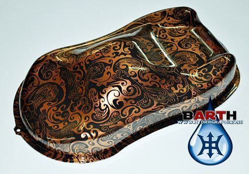Folien: Wassertransfer-Set Gross "Henna Gold" – Neu und originalverpackt aus Schönenwerd von Wassertransferdruck