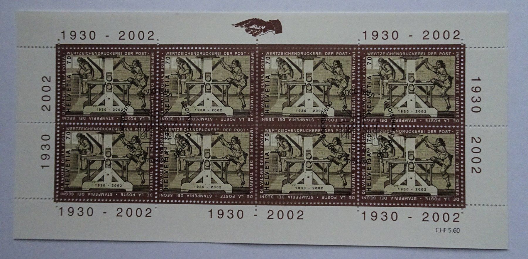 Tous les timbres: 2002 – Neuf (Voir description) à Aadorf par Chnorli-Furz