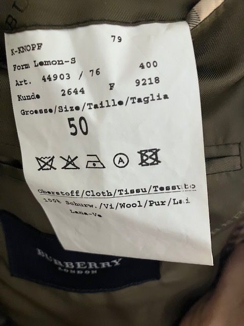 Burberry Giacche: Burberry Sakko/Blazer Gr. 50 – Usato da Gordola venduto da amar61 3