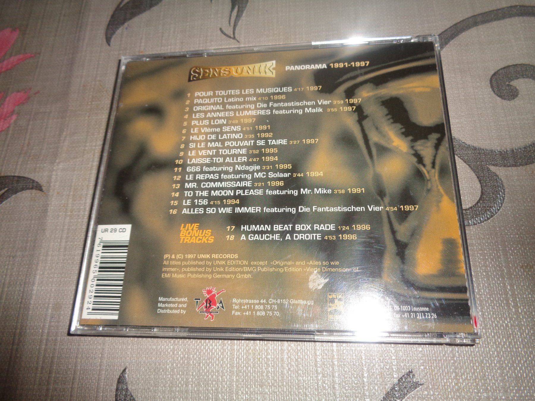 CD: Sensunik - Panorama 1991-1997 CD – Usato da Olten venduto da Disc-Ausverkauf 1