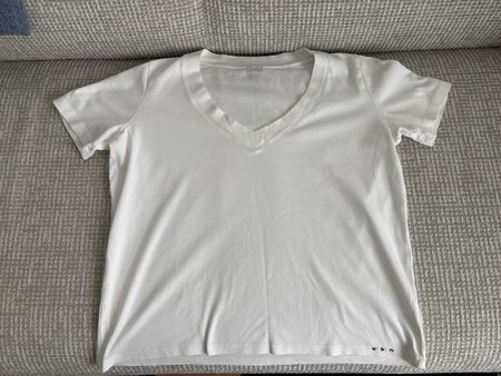 FTC Cashmere Organic Cotton T-Shirt, Weiss, Grösse S