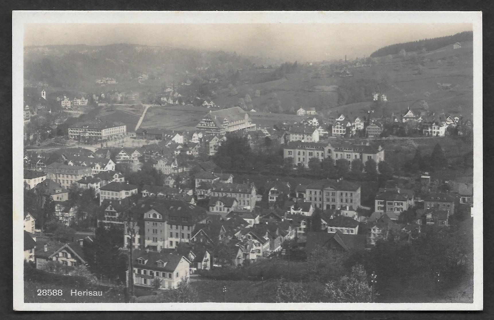 Cartoline postali: Herisau Teilansicht – Usato da Olten venduto da clotaldi