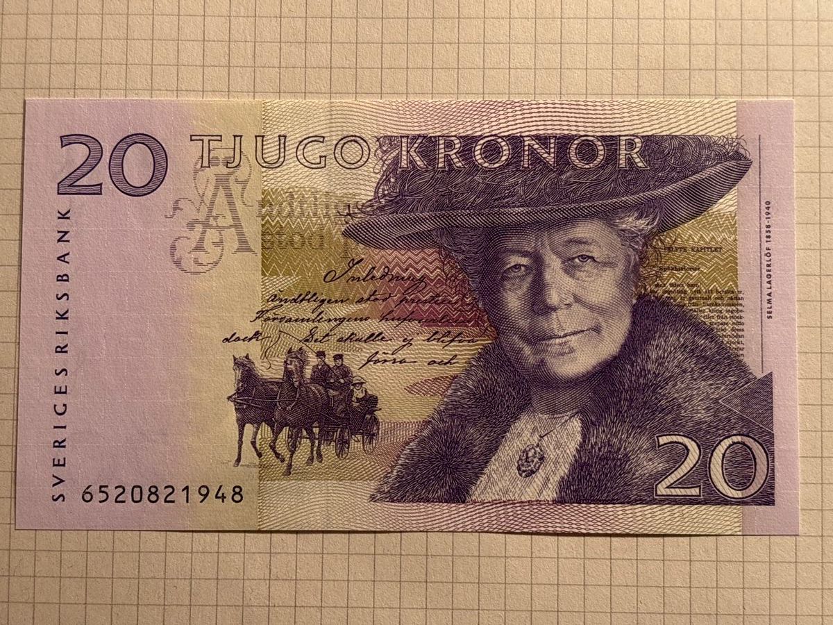 Banknoten: 20 Kronen Banknote Schweden, unc, 2006 – Neu und originalverpackt aus Möhlin von Don_Papa