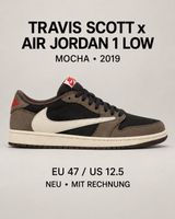 Nike Air Jordan 1 Low Travis Scott Gr. 47 Neu OVP Rare