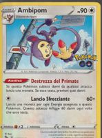 TCG POKEMON Pokemon Go PGO 057 / 078 AMBIPOM  Italiano