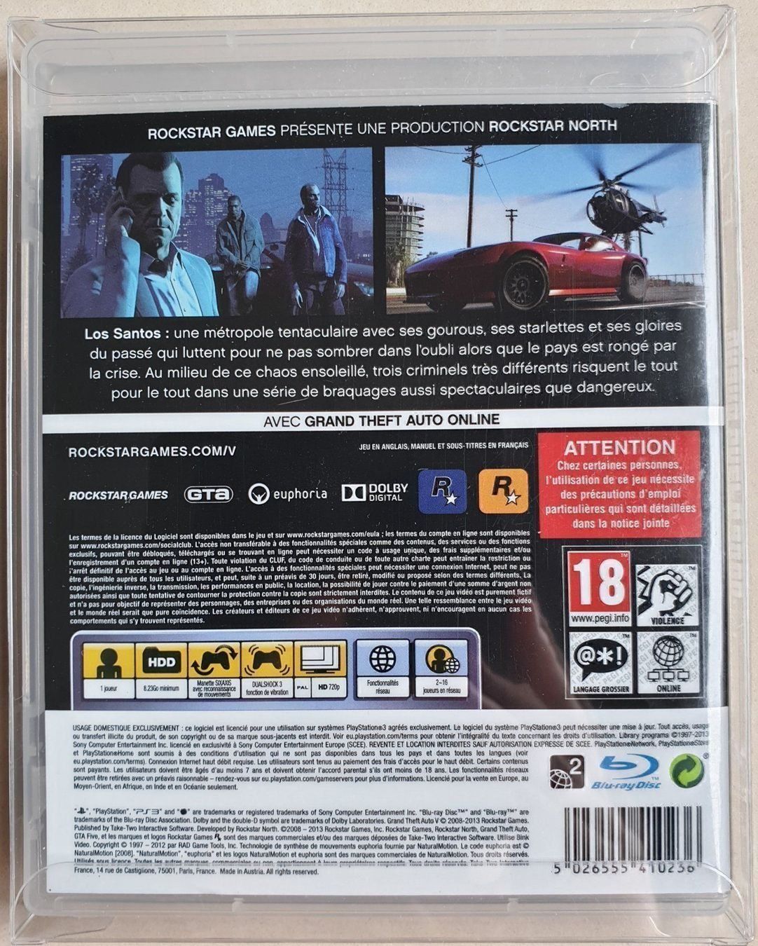 Sony Jeux: PS3 : Grand Theft Auto V – D'occasion à Froideville par xXSebastienXx 1
