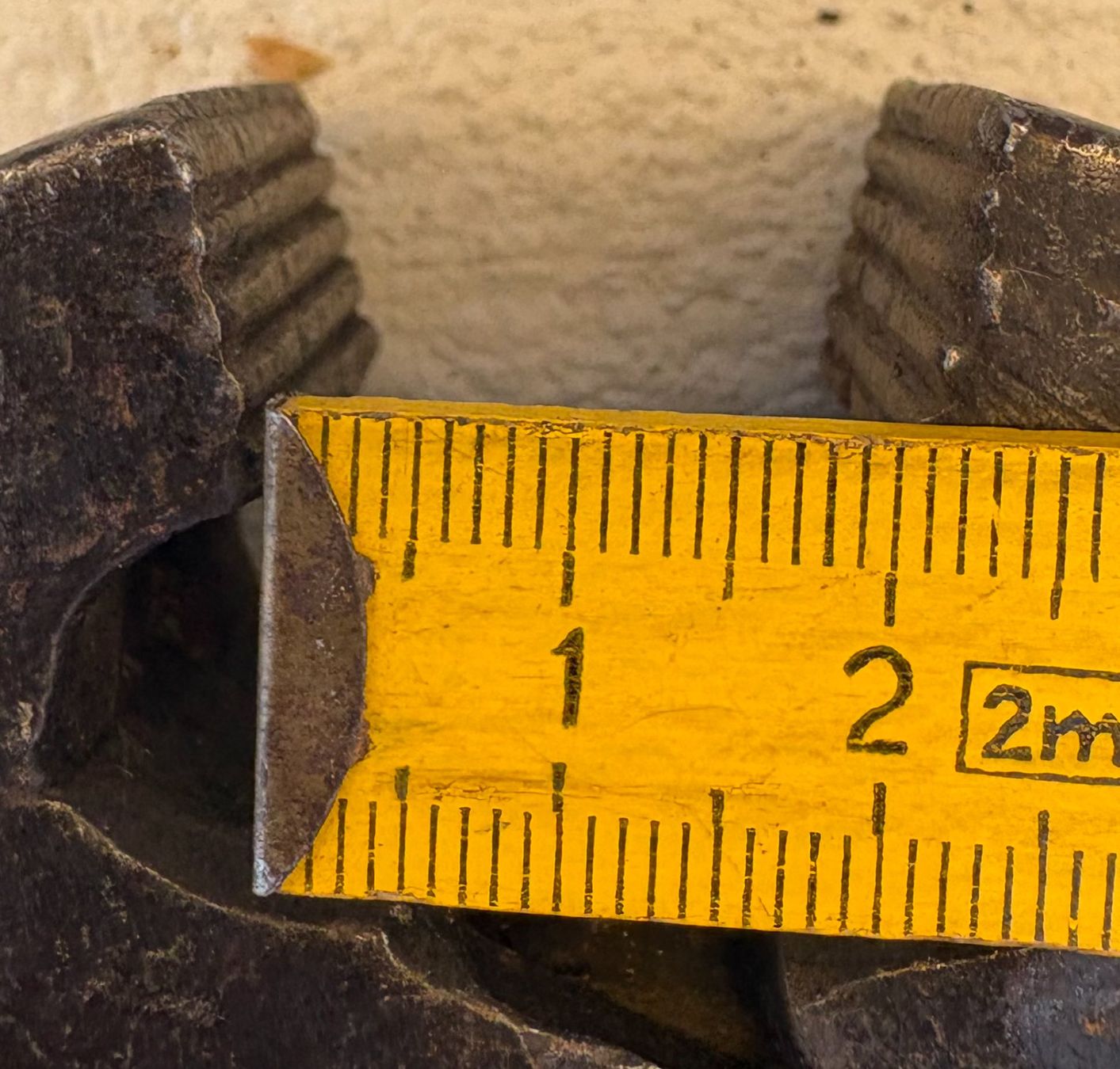 Tutti gli attrezzi: ANTIKE EISEN ZANGE 26CM LANG MIT PUNZEN – Usato da Ostermundigen venduto da wini63 6