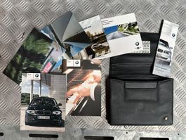 Libretto manutenzione Bmw pelle, porta documenti con manuali
