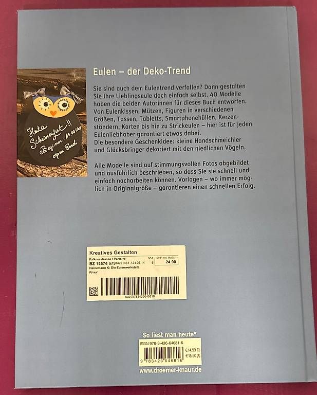 Libri: Die Eulen-Werkstatt  – Usato da Binningen venduto da Bebbi28 1