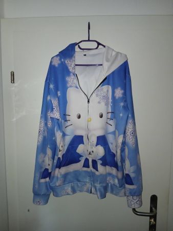Winter Hello Kitty Kapuzenjacke, neuwertig, Gr. L