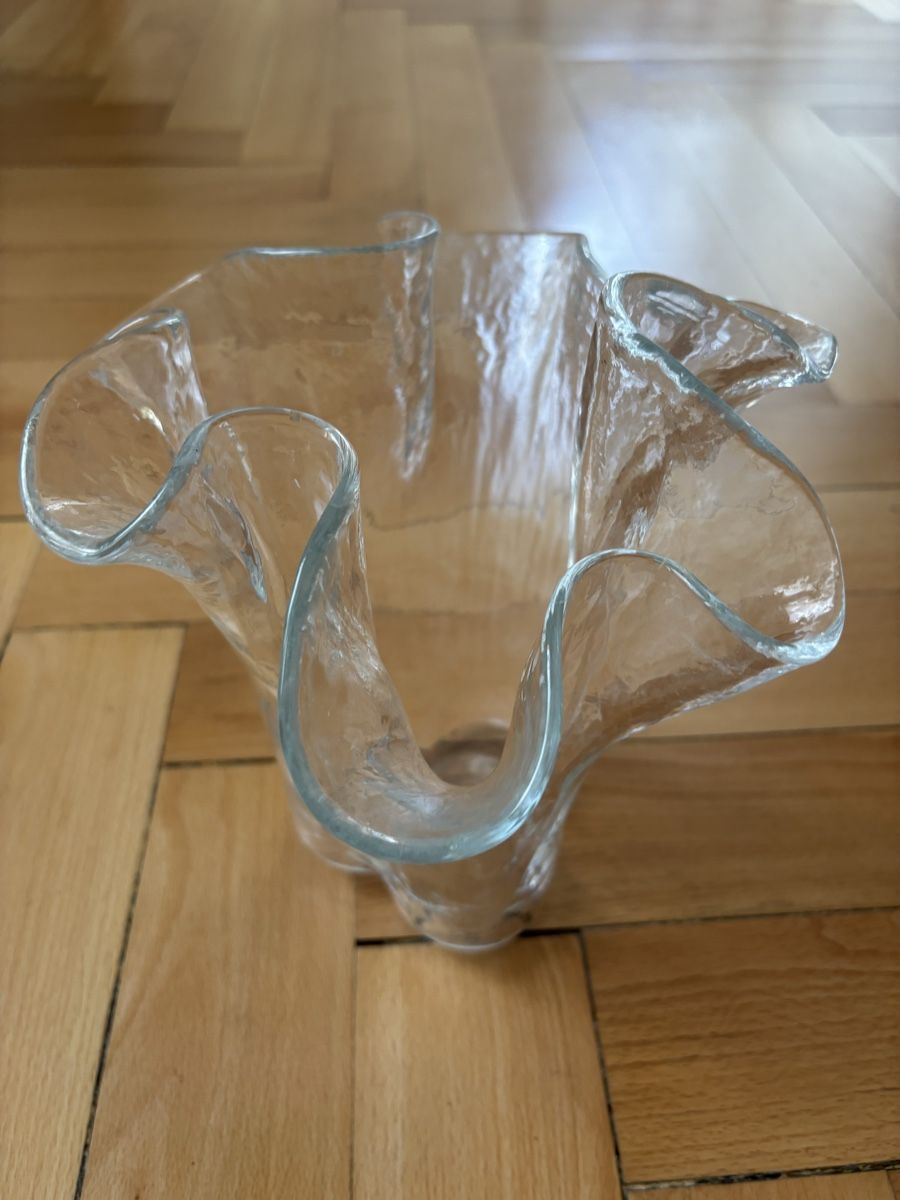 Vasen & Gefässe: Vintage Midcentury Modern Vase Glas – Gebraucht aus Zürich von kleinervogel 4