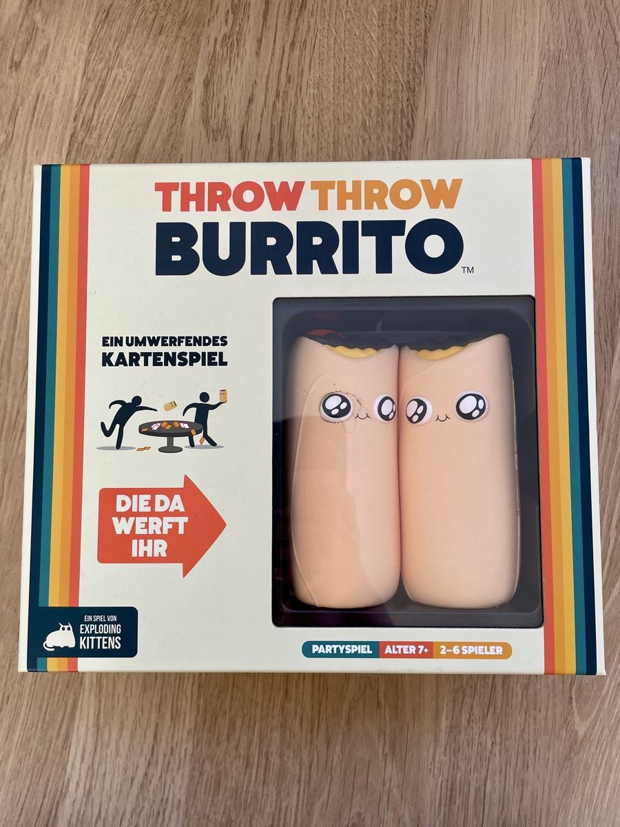 Spiele: Throw Throw Burrito - Das etwas andere Spiel! – Gebraucht aus Zürich von samira12382