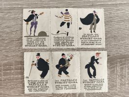 6 vignette publicitere humour Pastilles Wybert-Gaba