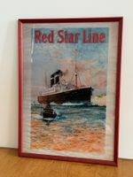 Poster "Red Star Line" - incl. Rahmen