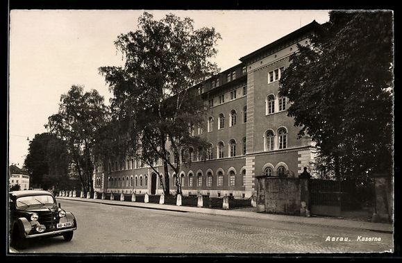 Cartes postales: AK Aarau, Kaserne – D'occasion à Berlin par bartko-reher