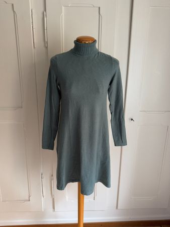 VERO MODA - Strickkleid petrol mit Rollkragen XS