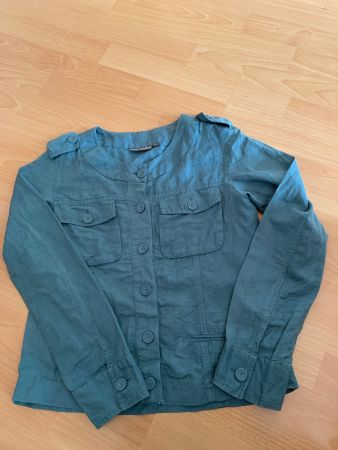 Jolie veste vert pétrole Norwiss taille 36