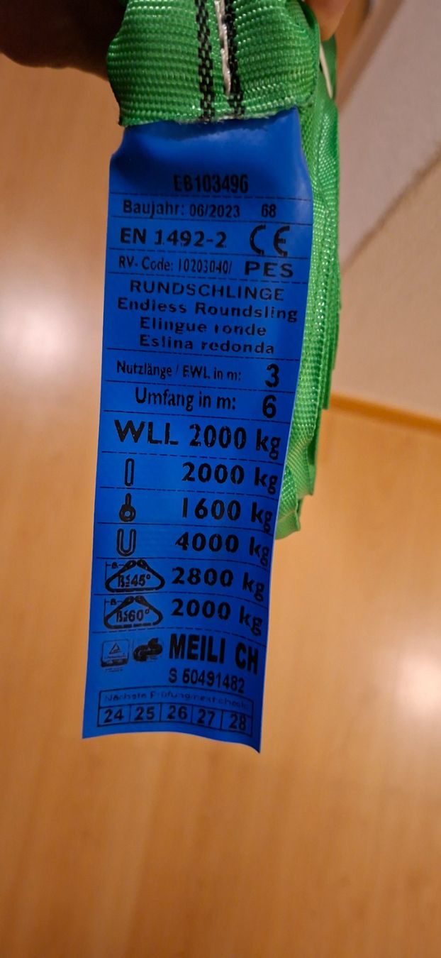 Matériel de grimpe: Rundschlinge 2000kg 3 Meter Neu – Neuf (Voir description) à Domat Ems par Gaar0 1