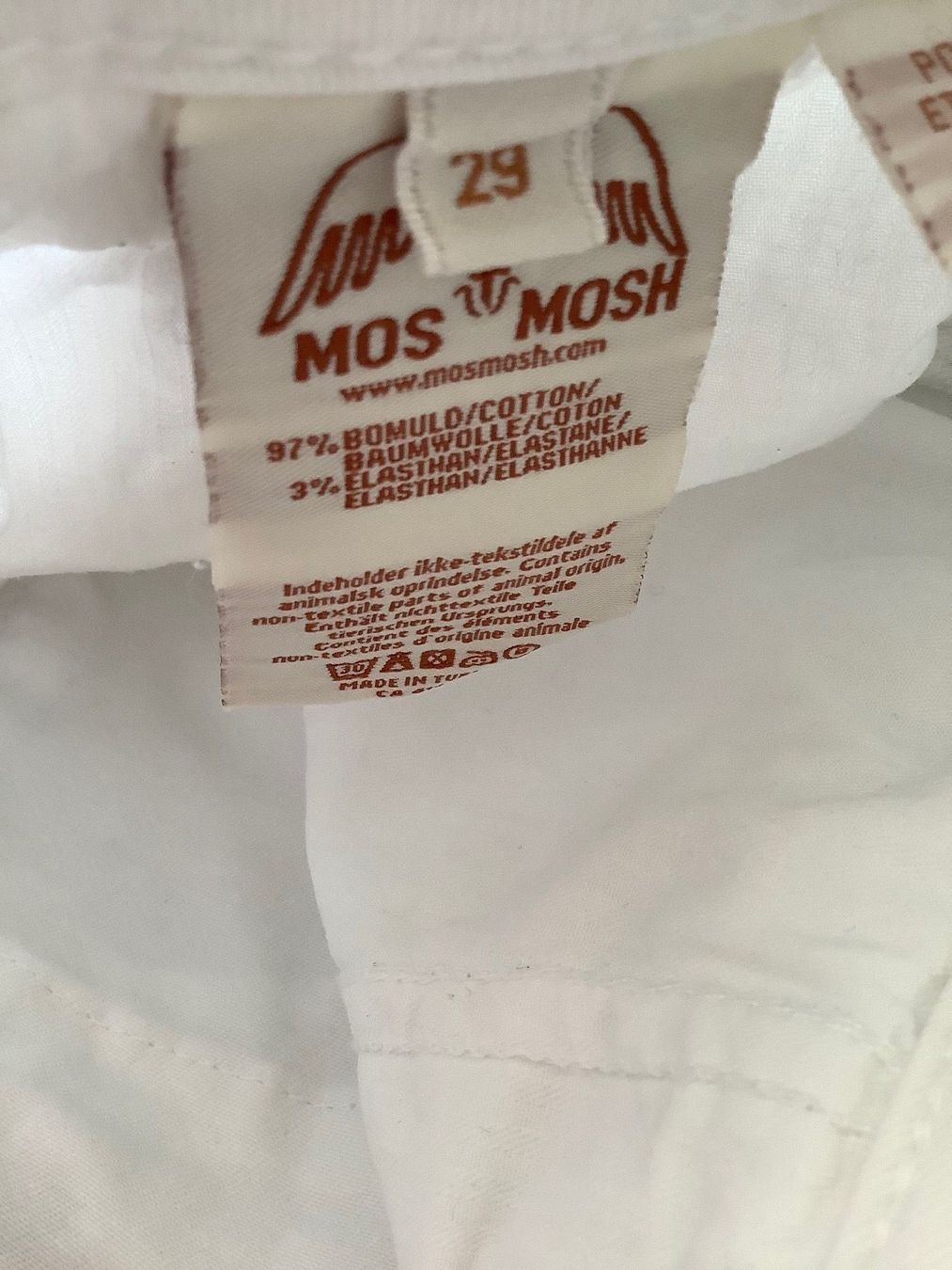 Mos mosh Pantaloni: Weisse MOS MOSH Shorts Gr. 29, NEU – Nuovo e nell'imballaggio originale da Kreuzlingen venduto da shopaholicatheart_3 4