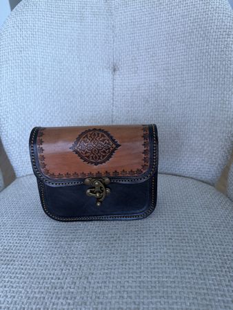 Vintage Ledertasche Umhängetasche Top Zustand