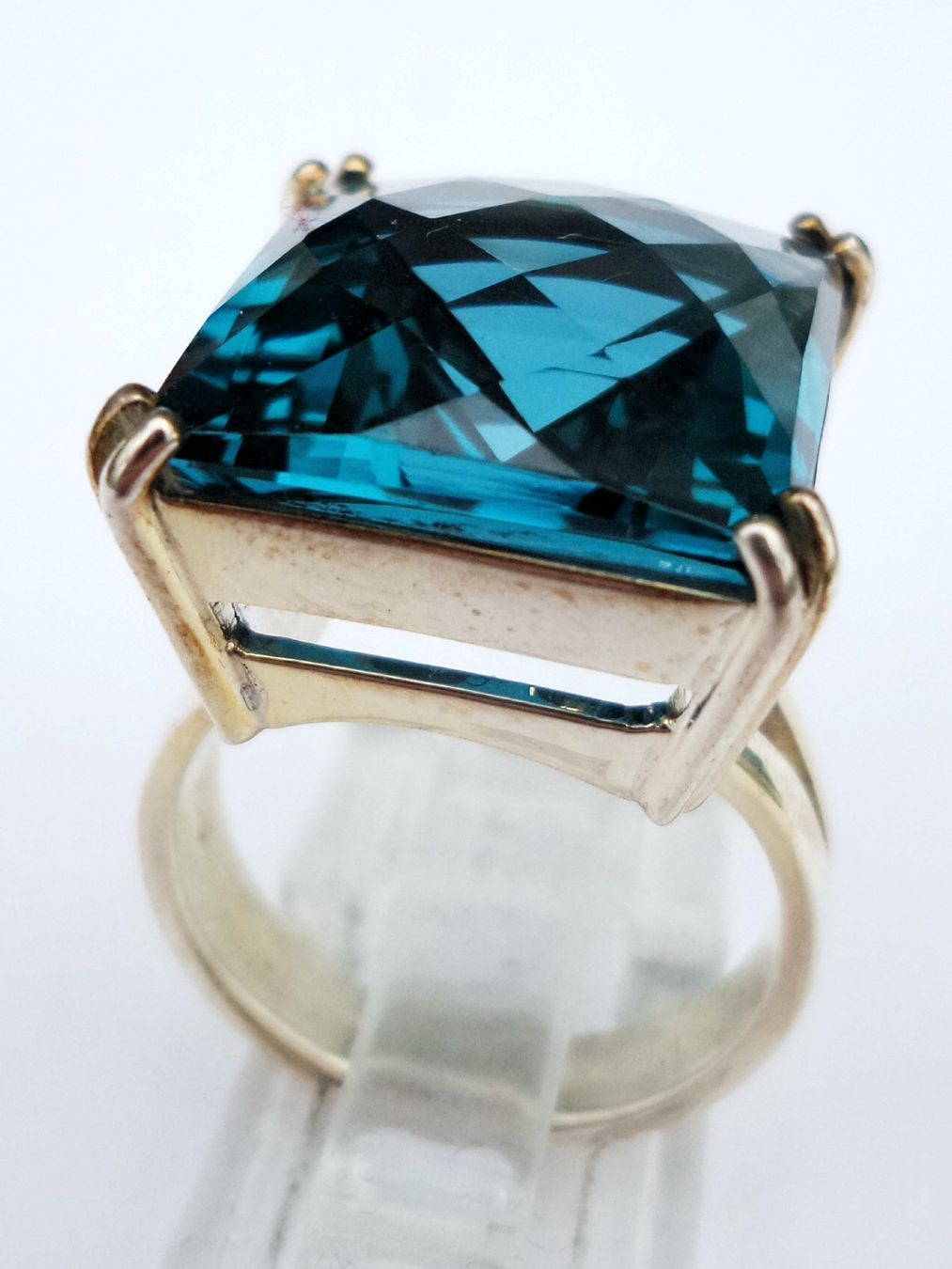 Ringe: Blau Topas Solitair Ring – Neu (gemäss Beschreibung) aus Zürich von benedikt12 1