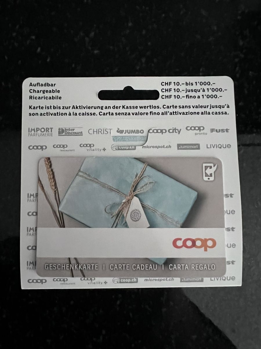 Buoni: Geschenkkarte von Coop – Nuovo e nell'imballaggio originale da Zollikofen venduto da Saj_The_Simon