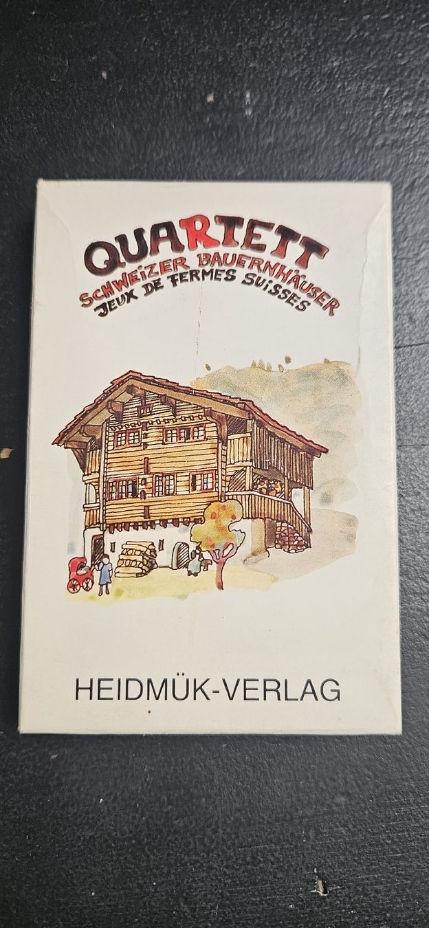 Giochi: Quartett Schweizer Bauernhäuser, Heidmük Verlag – Usato da Belp venduto da Ginus85
