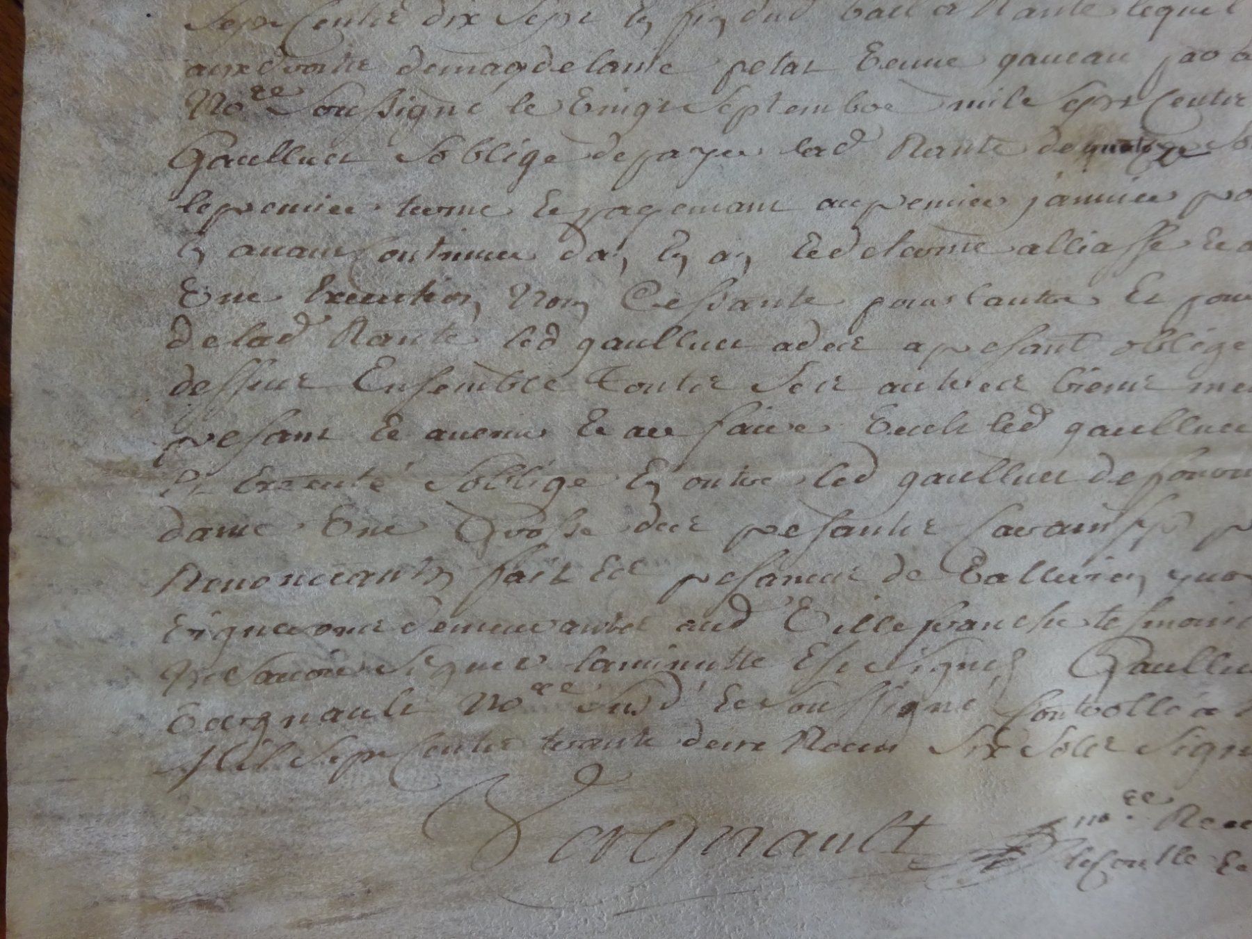 Documenti: Handzettel Pergament 1730 – Usato da Esslingen venduto da eintagammeer 5