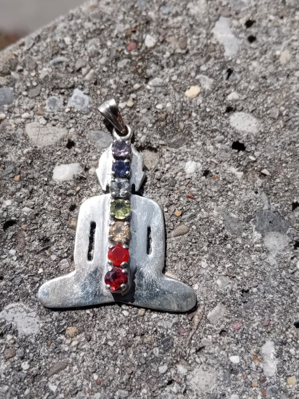 Ciondoli: Silber Buddha Chakra Anhänger – Nuovo (secondo la descrizione) da Zürich venduto da Gillheri 5